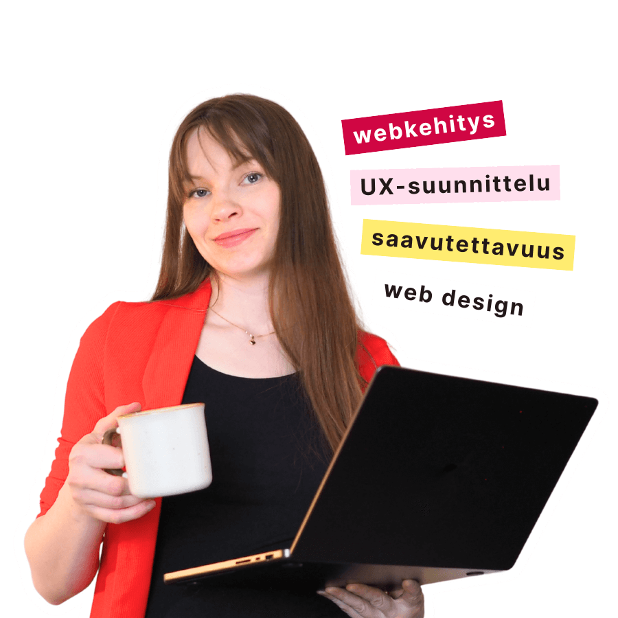 Manda Kosola, Saavuttava. Verkkosivut, UX-suunnittelu, saavutettavuus ja webdesign.